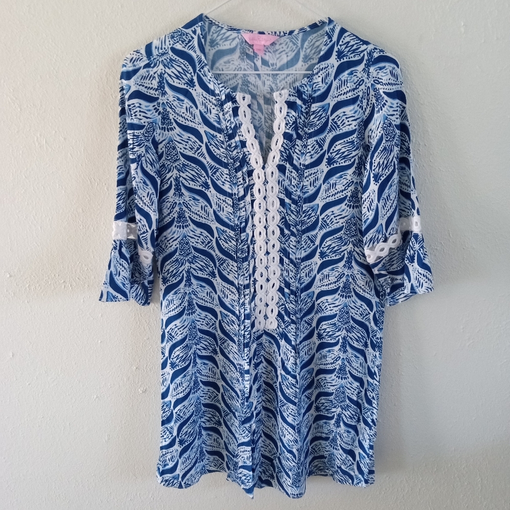 LILLY PULITZER Hollie Mermaid Tail Tunic Top/Dress | XXS - Picture 4 of 10